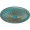 Ekena Millwork Leandros Ceiling Medallion (Canopies up to 5"), 33 1/8"OD x 3 1/2"ID x 1 3/8"P, Copper Green Patina CM33LECGS - alternate 3